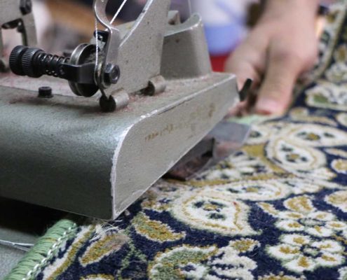 شیرازه دوزی فرش