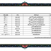 نرخ اتحادیه قالیشویی 1401
